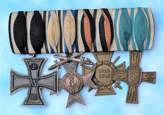 Bavarian Four Place Medal Bar - Derrittmeister Militaria Group
