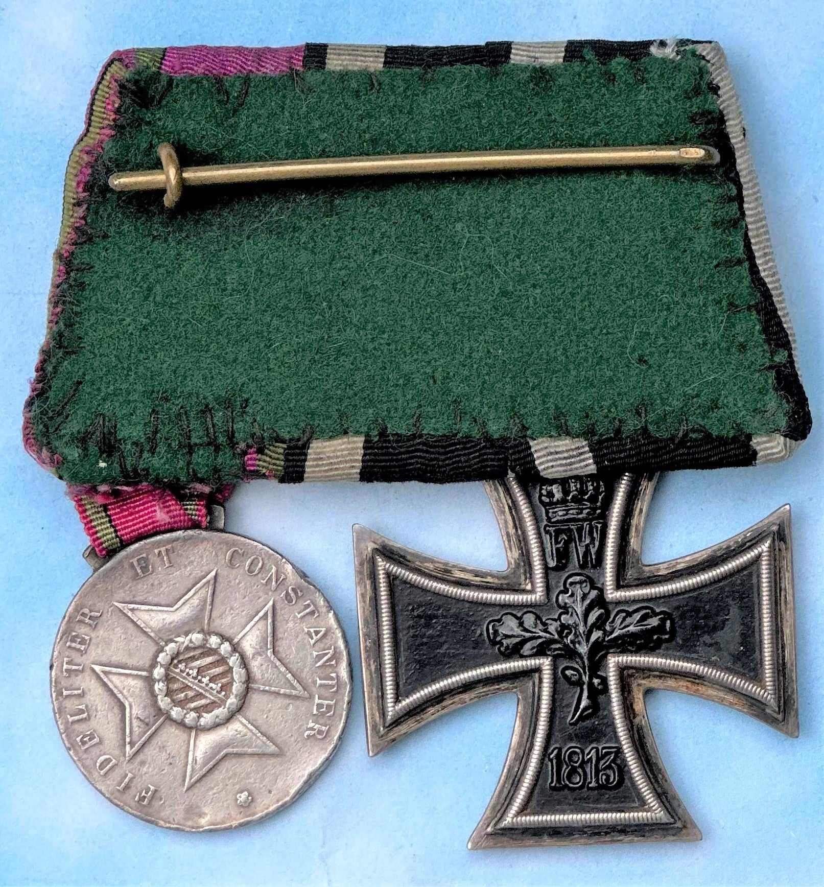 Saxe-Coburg-Gotha Two Place Medal Bar - Derrittmeister Militaria Group