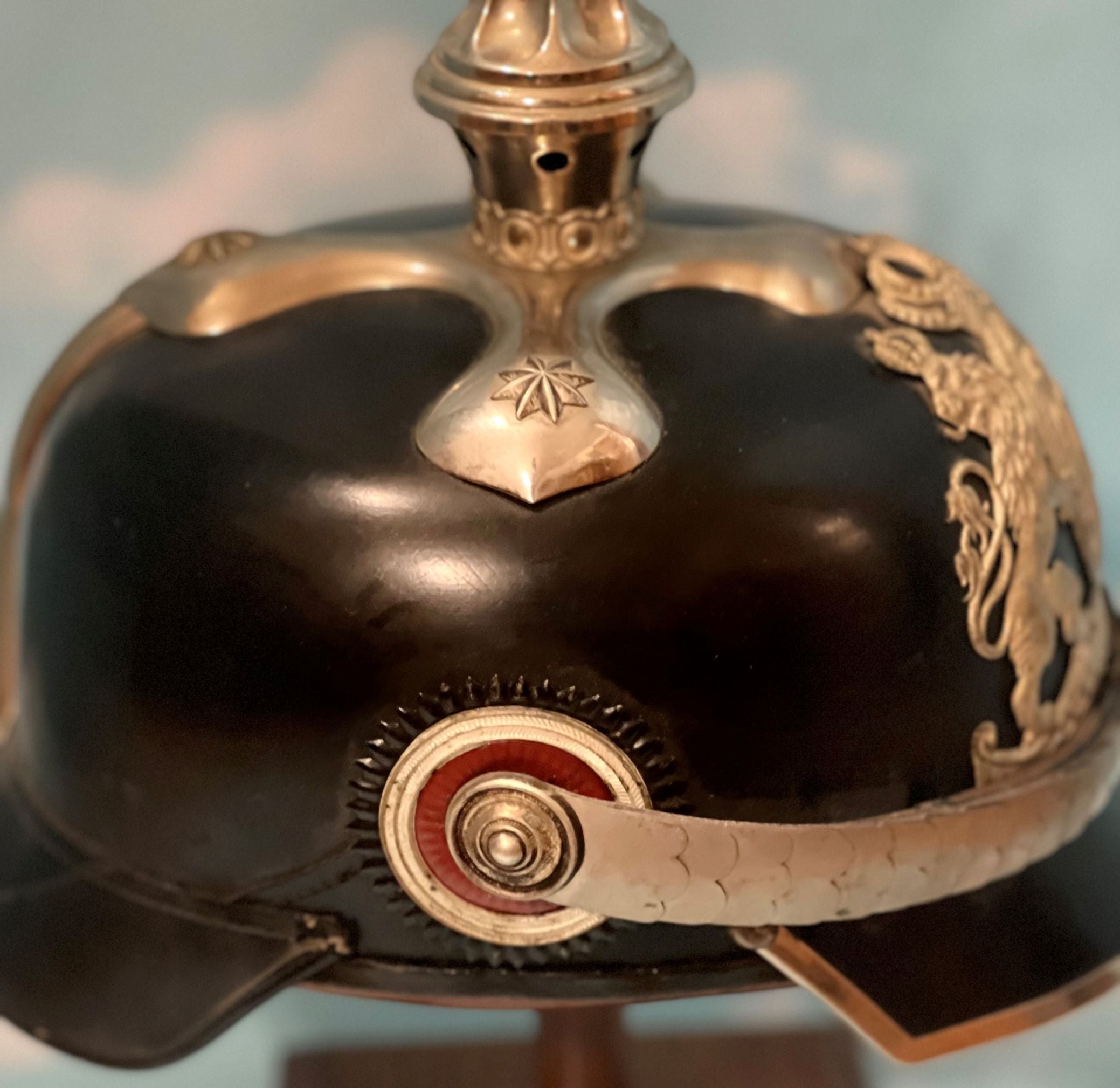 Bavaria Pickelhaube / Spiked Helmet for Officer in Infanterie Lieb Rgt - Derrittmeister Militaria Group