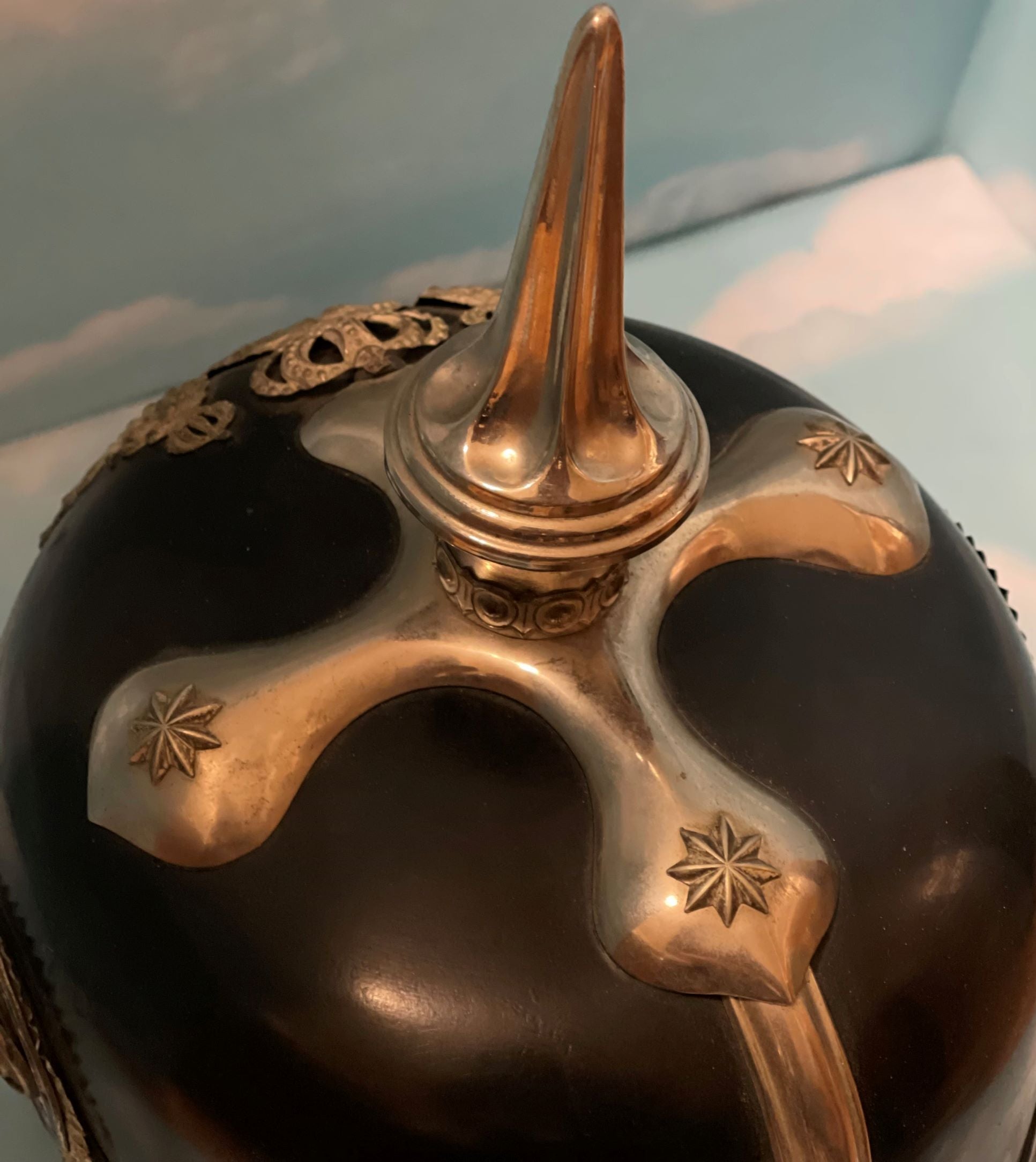 Bavaria Pickelhaube / Spiked Helmet for Officer in Infanterie Lieb Rgt - Derrittmeister Militaria Group