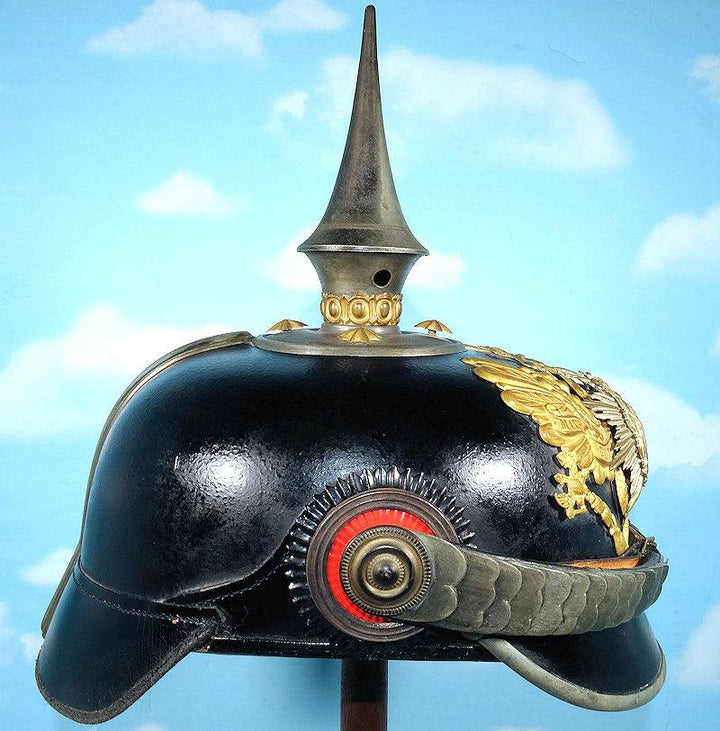 Saxe Weimar Pickelhaube / Spiked Helmet  for Officer in Infanterie Rgt Nr 94 - Derrittmeister Militaria