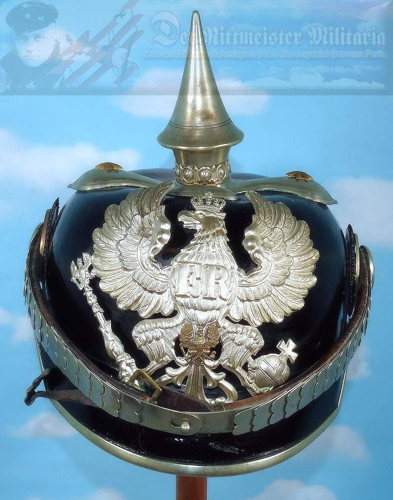 Prussia Pickelhaube / Spiked Helmet for Officer in Military Administration - Derrittmeister Militaria
