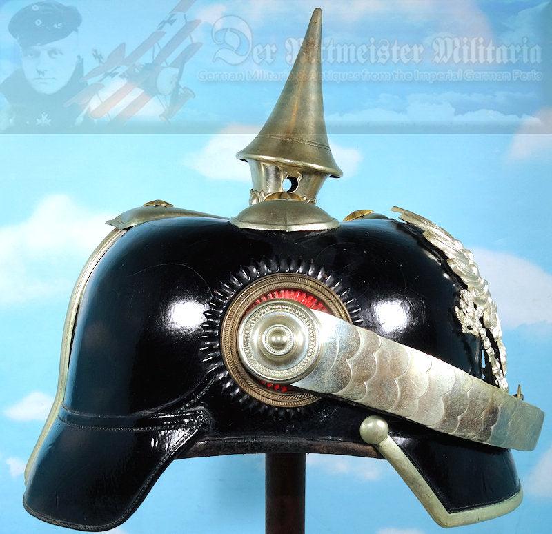 Prussia Pickelhaube / Spiked Helmet for Officer in Military Administration - Derrittmeister Militaria