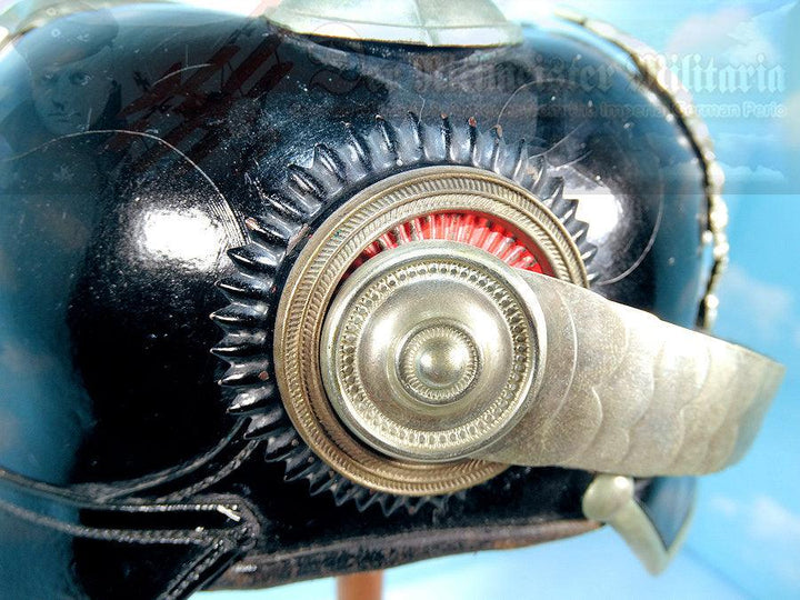 Prussia Pickelhaube / Spiked Helmet for Officer in Military Administration - Derrittmeister Militaria