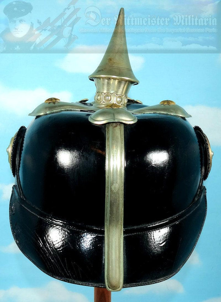 Prussia Pickelhaube / Spiked Helmet for Officer in Military Administration - Derrittmeister Militaria
