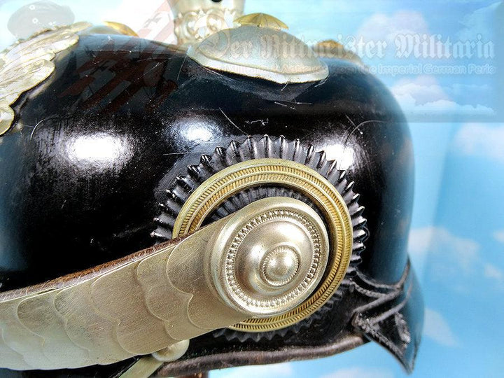 Prussia Pickelhaube / Spiked Helmet for Officer in Military Administration - Derrittmeister Militaria