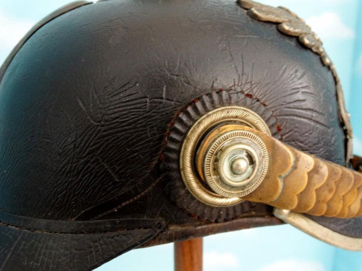 Baden Pickelhaube / Spiked Helmet for Officer in Pionier-Bataillone NR 14 - Derrittmeister Militaria