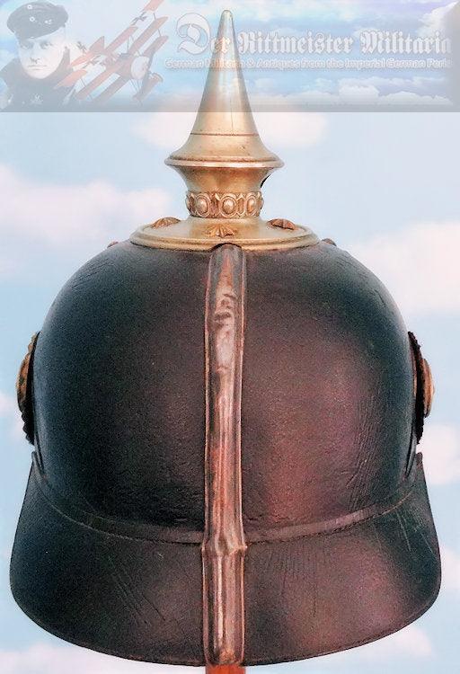 Baden Pickelhaube / Spiked Helmet for Officer in Pionier-Bataillone NR 14 - Derrittmeister Militaria