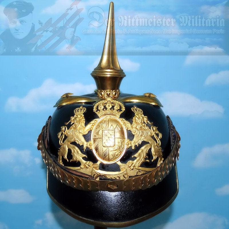 Bavaria Pickelhaube / Spiked Helmet for Officer in Line-Infantry Regiment - Derrittmeister Militaria