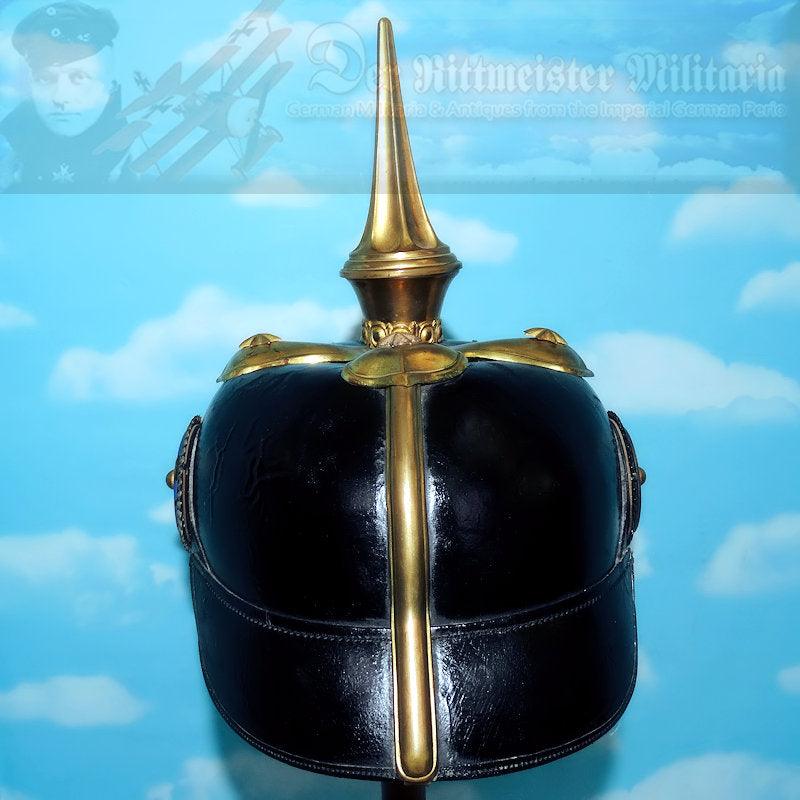 Bavaria Pickelhaube / Spiked Helmet for Officer in Line-Infantry Regiment - Derrittmeister Militaria