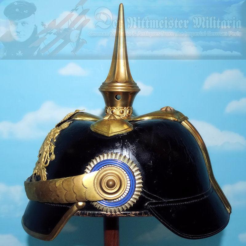 Bavaria Pickelhaube / Spiked Helmet for Officer in Line-Infantry Regiment - Derrittmeister Militaria