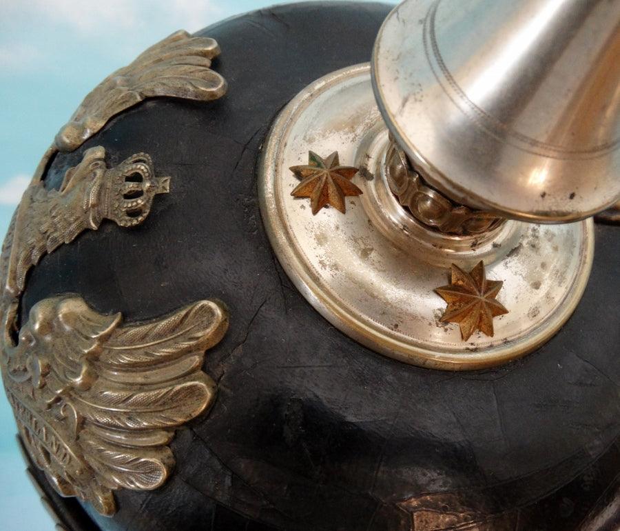 Prussia Pickelhaube / Spiked Helmet for Officer in Beamte (non military) - Derrittmeister Militaria