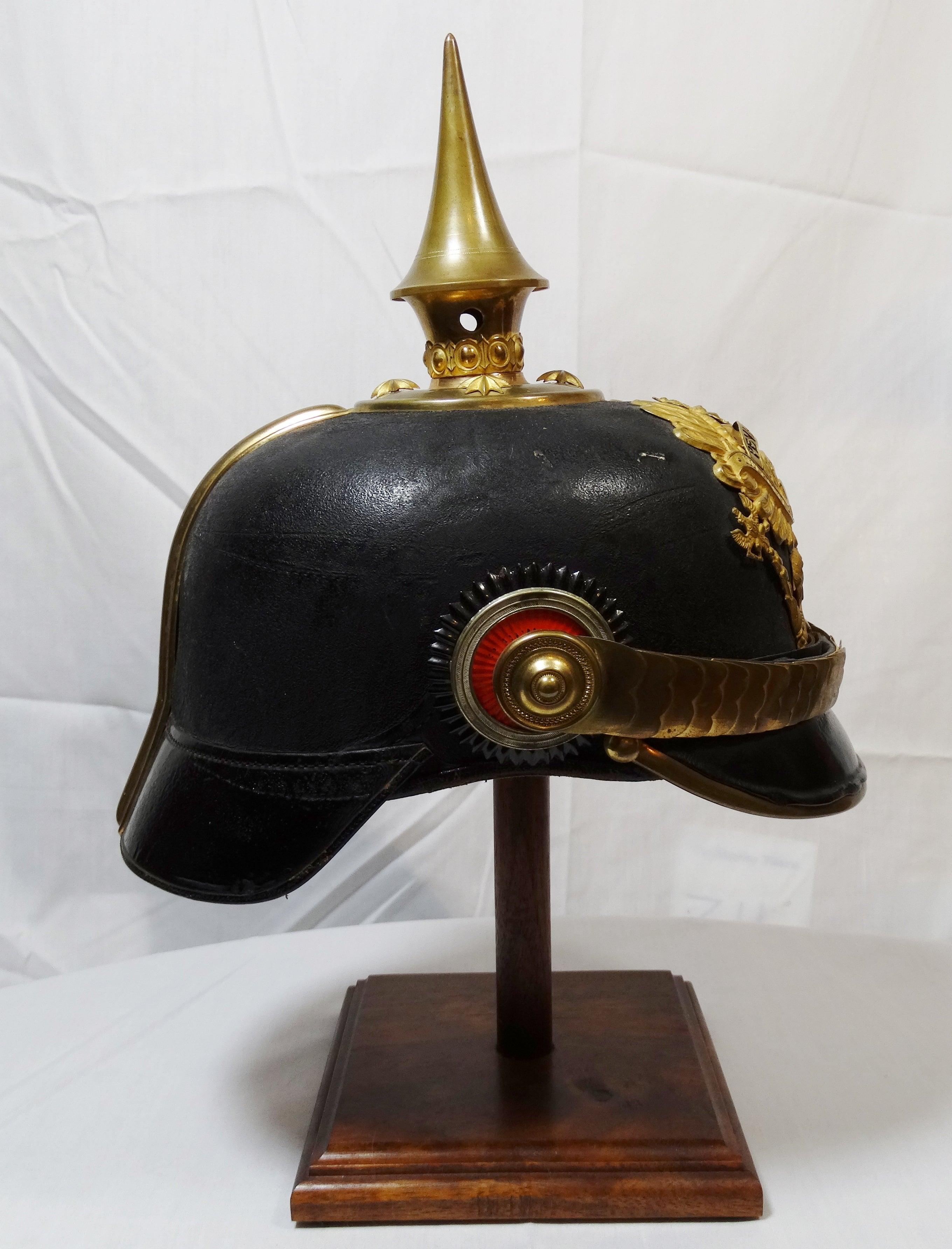 Prussia Pickelhaube / Spiked Helmet for Officer in - Derrittmeister Militaria