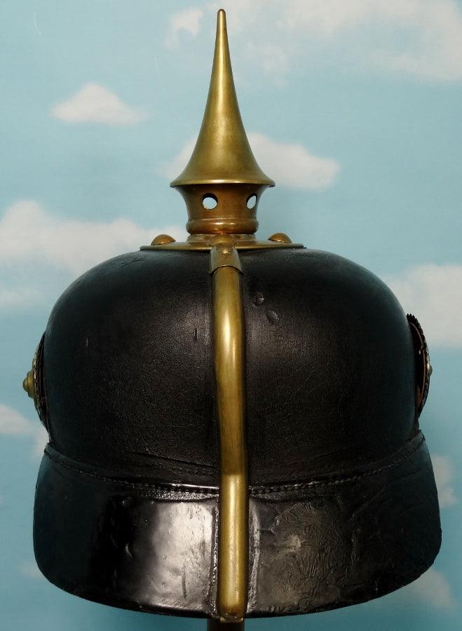 Prussia Pickelhaube / Spiked Helmet for NCO (non commissioned officer) in Infantarie Rgt - Derrittmeister Militaria