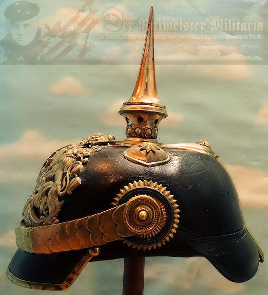 Bavaria Pickelhaube / Spiked Helmet for Reserve Officer in Leib-Infanterie-Regiment - Derrittmeister Militaria