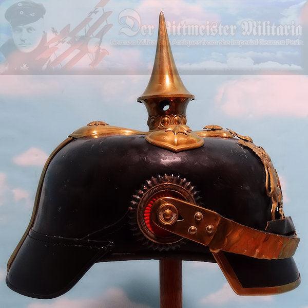 Wurttemberg Pickelhaube / Spiked Helmet for Reserve Officer in Infantrie - Derrittmeister Militaria