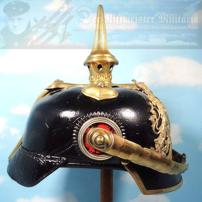Bavaria Pickelhaube / Spiked Helmet for Reserve Officer in Chevaulegers or Schweres-Reiter-Regiment - Derrittmeister Militaria