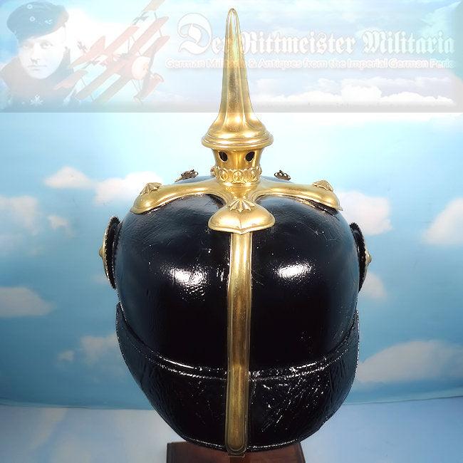 Bavaria Pickelhaube / Spiked Helmet for Reserve Officer in Chevaulegers or Schweres-Reiter-Regiment - Derrittmeister Militaria