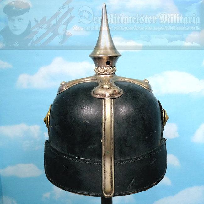 Baden Pickelhaube / Spiked Helmet for Fähnrich in Dragoner-Regiment - Derrittmeister Militaria