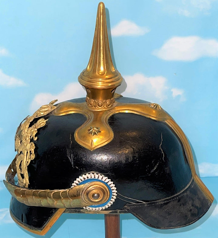 Bavaria - Pickelhaube / Spiked Helmet - Reserve Officer - Infanterie - Derrittmeister Militaria