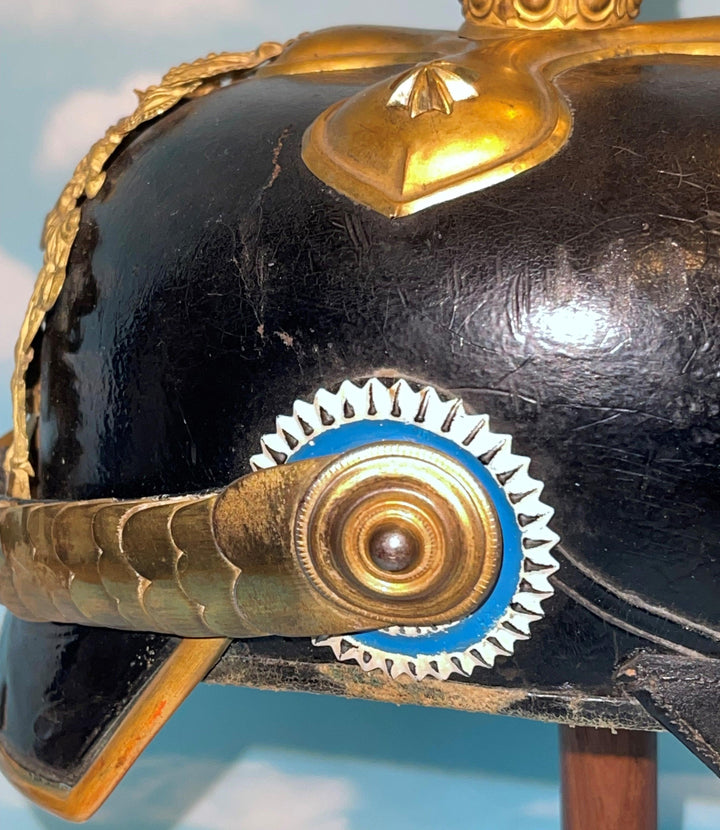 Bavaria - Pickelhaube / Spiked Helmet - Reserve Officer - Infanterie - Derrittmeister Militaria