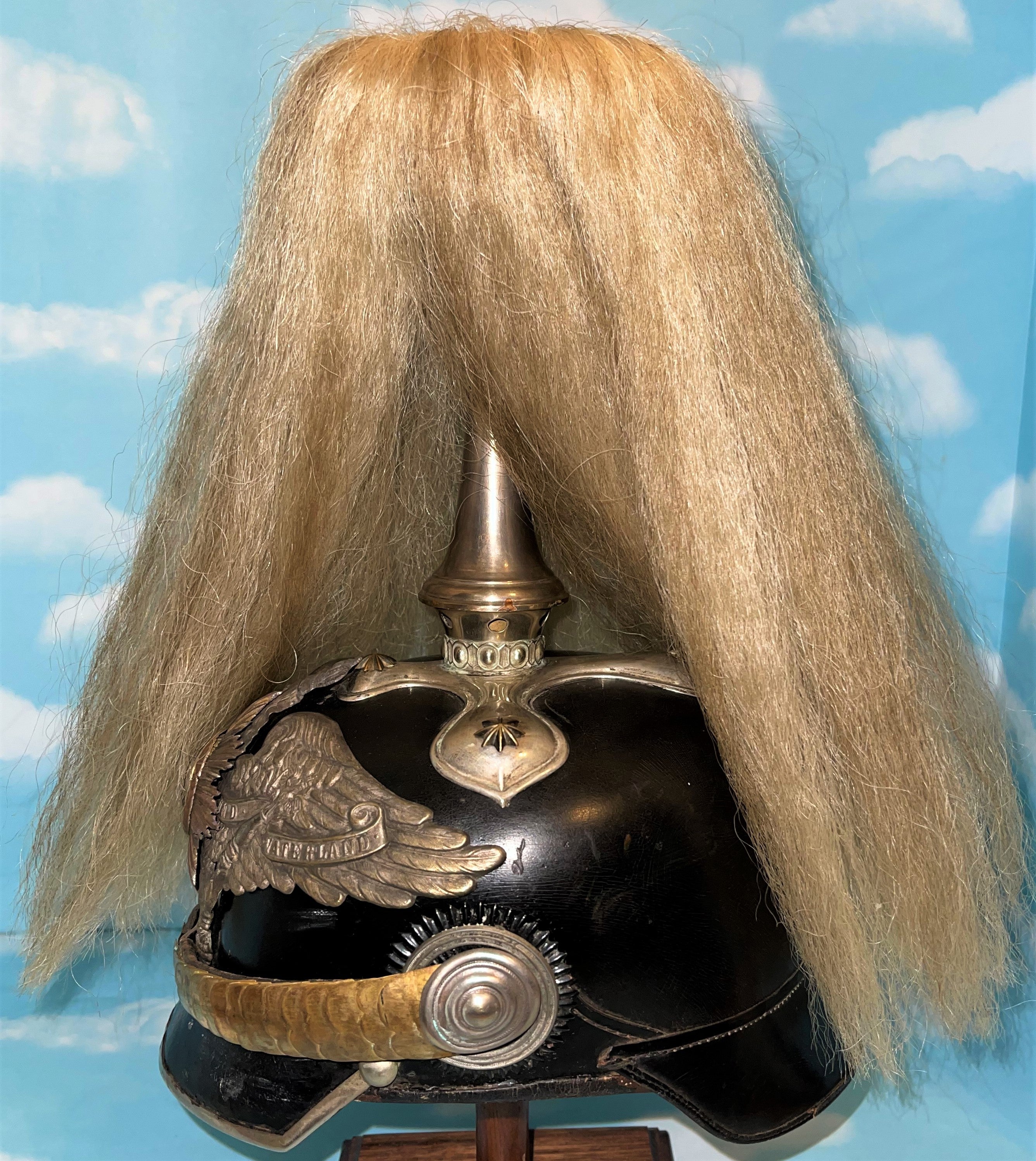 Prussian Pickelhaube Spiked Helmet for an Officer of Garde Dragoner Regiment Number 2 - Derrittmeister Militaria Group