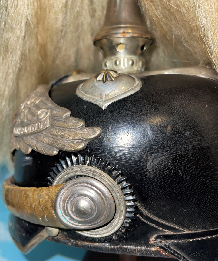 Prussian Pickelhaube Spiked Helmet for an Officer of Garde Dragoner Regiment Number 2 - Derrittmeister Militaria Group
