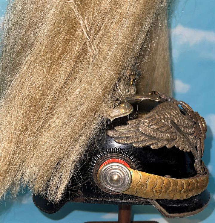 Prussian Pickelhaube Spiked Helmet for an Officer of Garde Dragoner Regiment Number 2 - Derrittmeister Militaria Group
