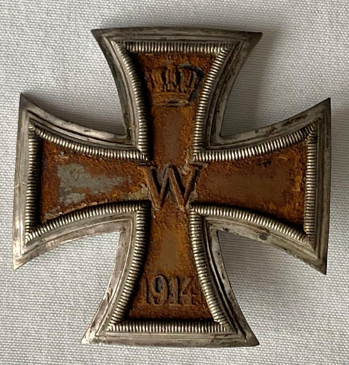 Germany Award and Document 1914 Iron Cross 1st Class Feldwebel Leutnant Gebhard Reserve-Infanterie-Regiment Nr 212 - Derrittmeister Militaria