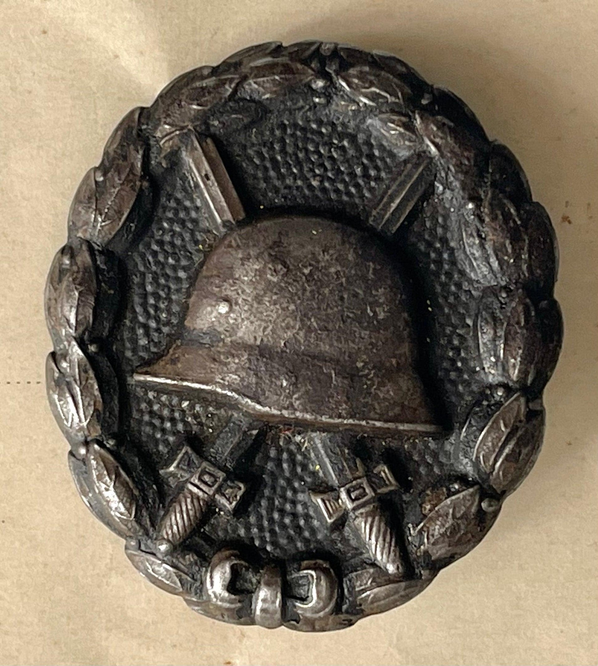 Germany Award and Document Black Army Wound Badge Josef Kaufmann - Derrittmeister Militaria