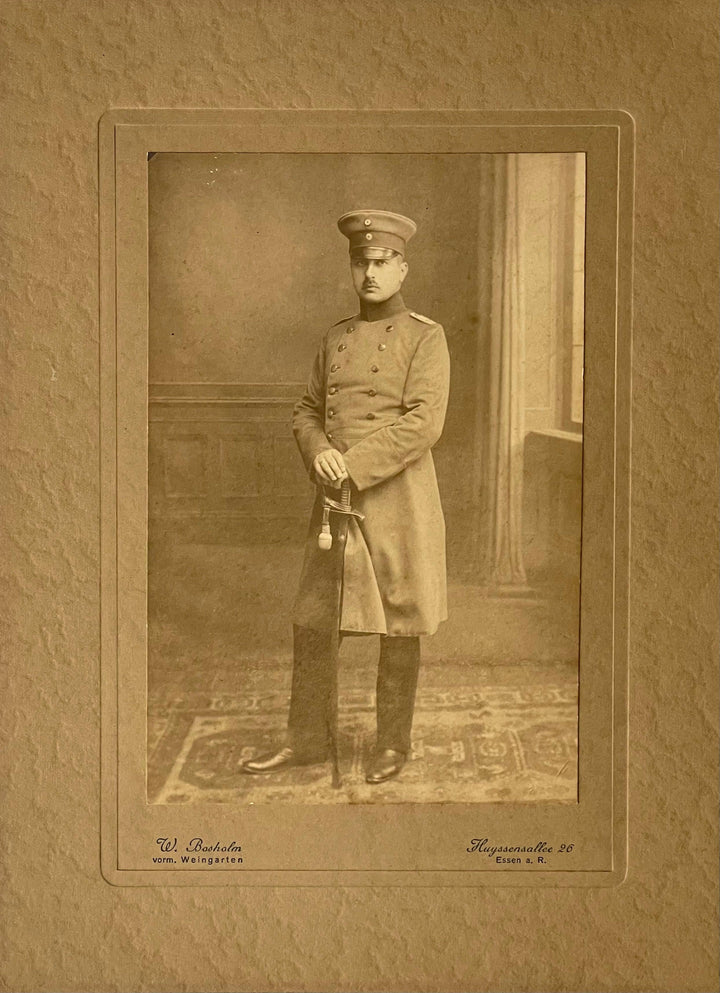 Germany Award and Document 1914 Iron Cross 1st Class Hauptmann d. L. II Karl Pletscher - Derrittmeister Militaria