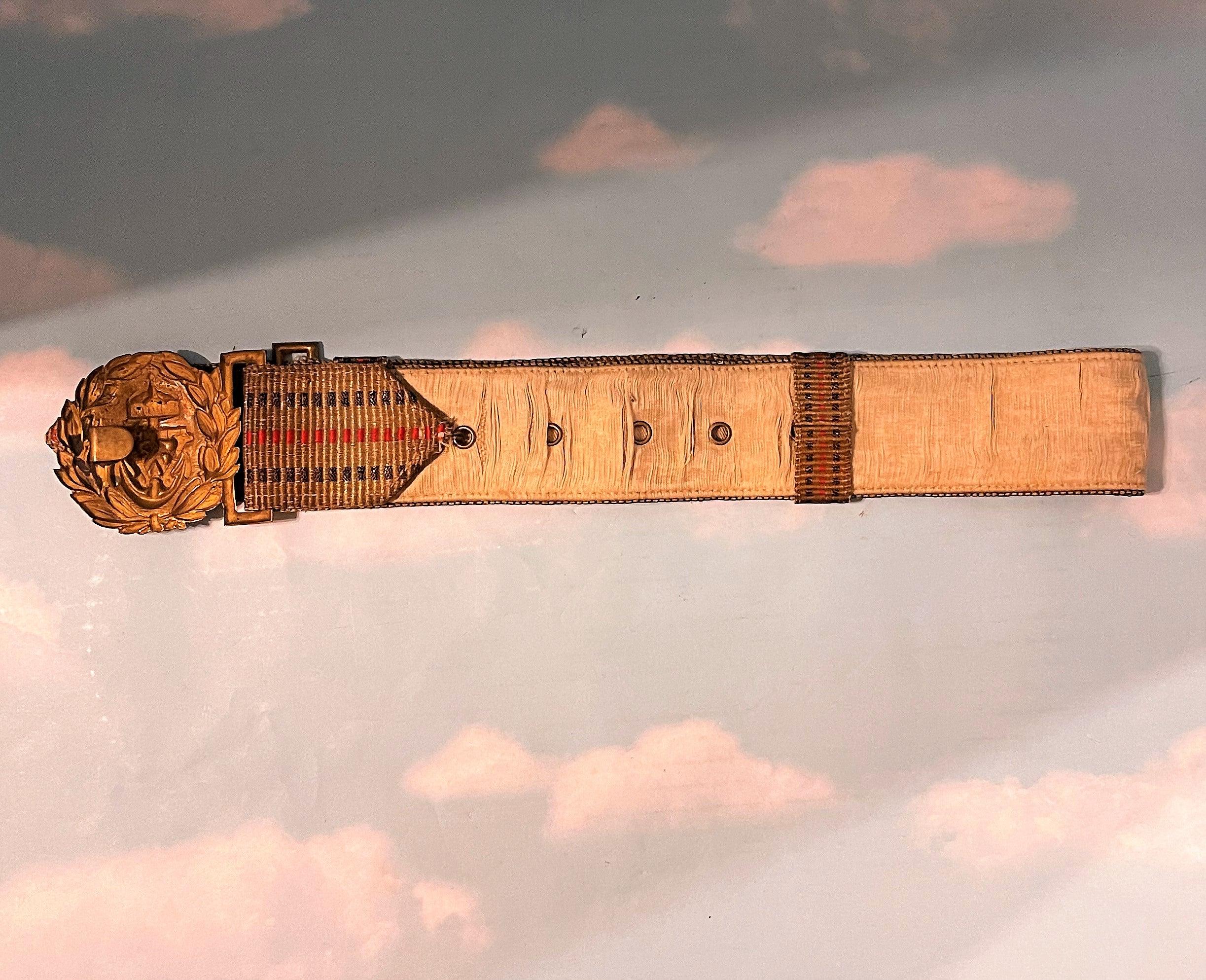 Germany Belt and Buckle for an Officer - Derrittmeister Militaria