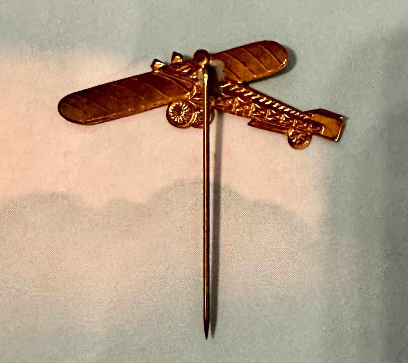 German Stickpin of a WWI Airplane - Derrittmeister Militaria Group