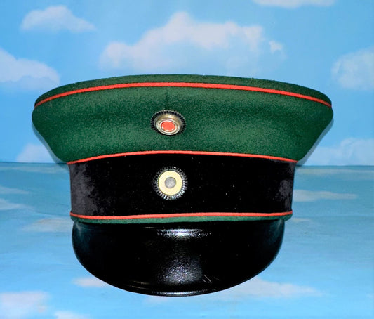 Prussian Schirmmütze / Visor Cap for Officer in Garde-Schützen-Regiment - Derrittmeister Militaria Group