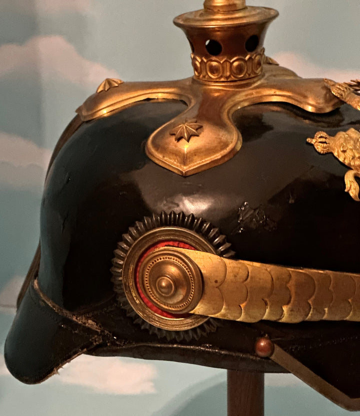Württemberg Kugelhelm Helmet for Officer in Line Feldartellerie Rgt - Derrittmeister Militaria Group