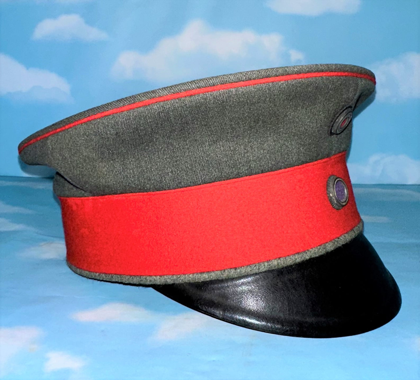 Bavarian Schirmmütze / Visor Cap for Officer in Infanterie - Derrittmeister Militaria Group