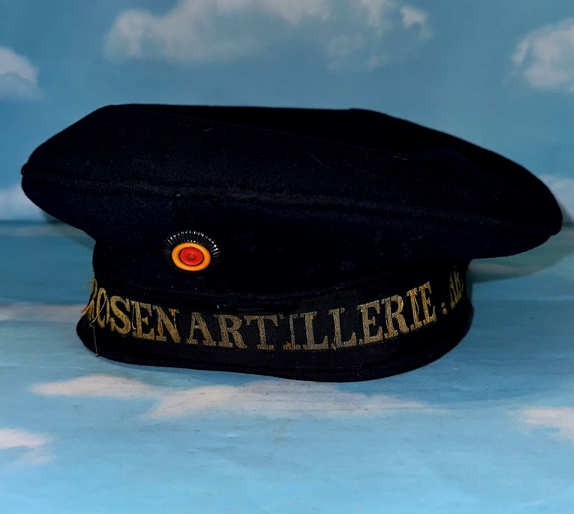German Mütze for Enlisted Sailor onboard the 1.V. Martosenartillerie=Abtl. Identified Hemmerich - Derrittmeister Militaria Group