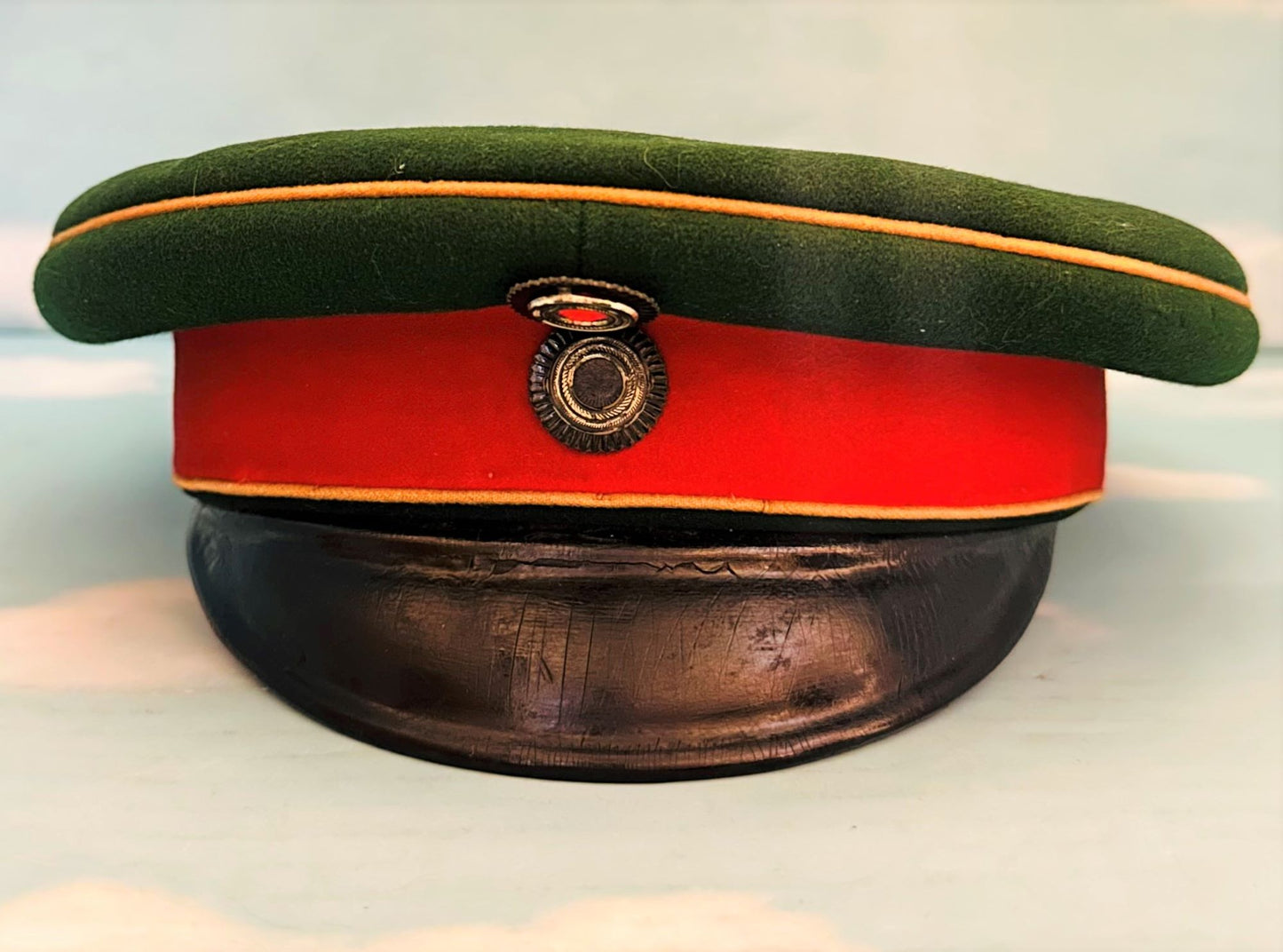 Prussian Schirmütze / Visor Cap for Officer in Husaren-Regiment Nr 6 - Derrittmeister Militaria Group
