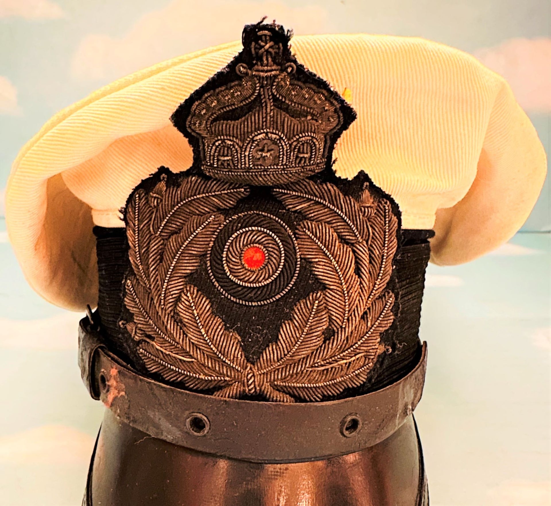 Prussia Schirmmütze / Visor Cap for Officer in Kaiserliche Marine identified Hoffman - Derrittmeister Militaria Group