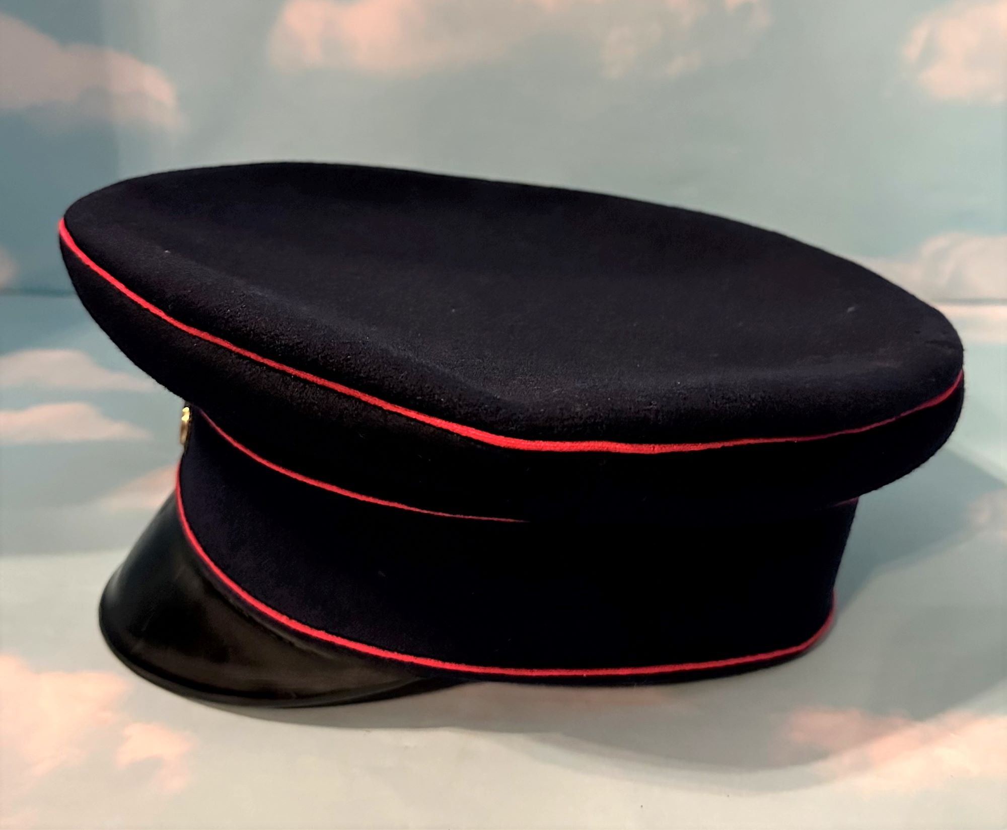 Prussian Schirmütze / Visor Cap for Reserve Officer in Pionier Rgt - Derrittmeister Militaria Group