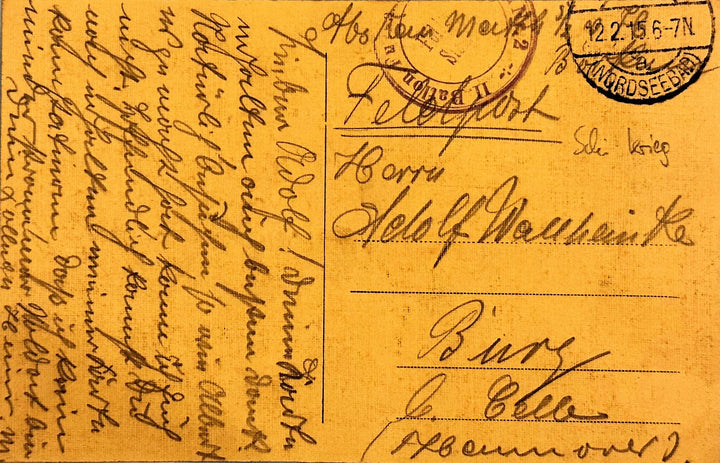 Germany Navy Post Card of Otto Weddigen - Derrittmeister Militaria Group