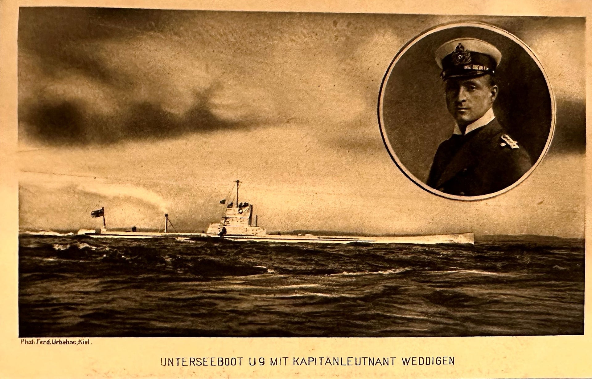 Germany Navy Post Card of Otto Weddigen - Derrittmeister Militaria Group