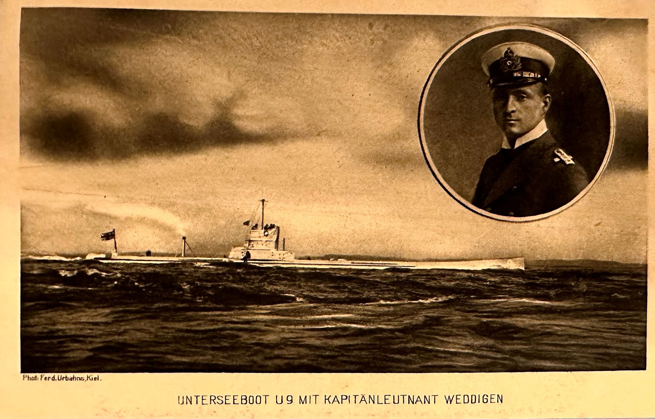 Germany Navy Post Card of Otto Weddigen - Derrittmeister Militaria Group