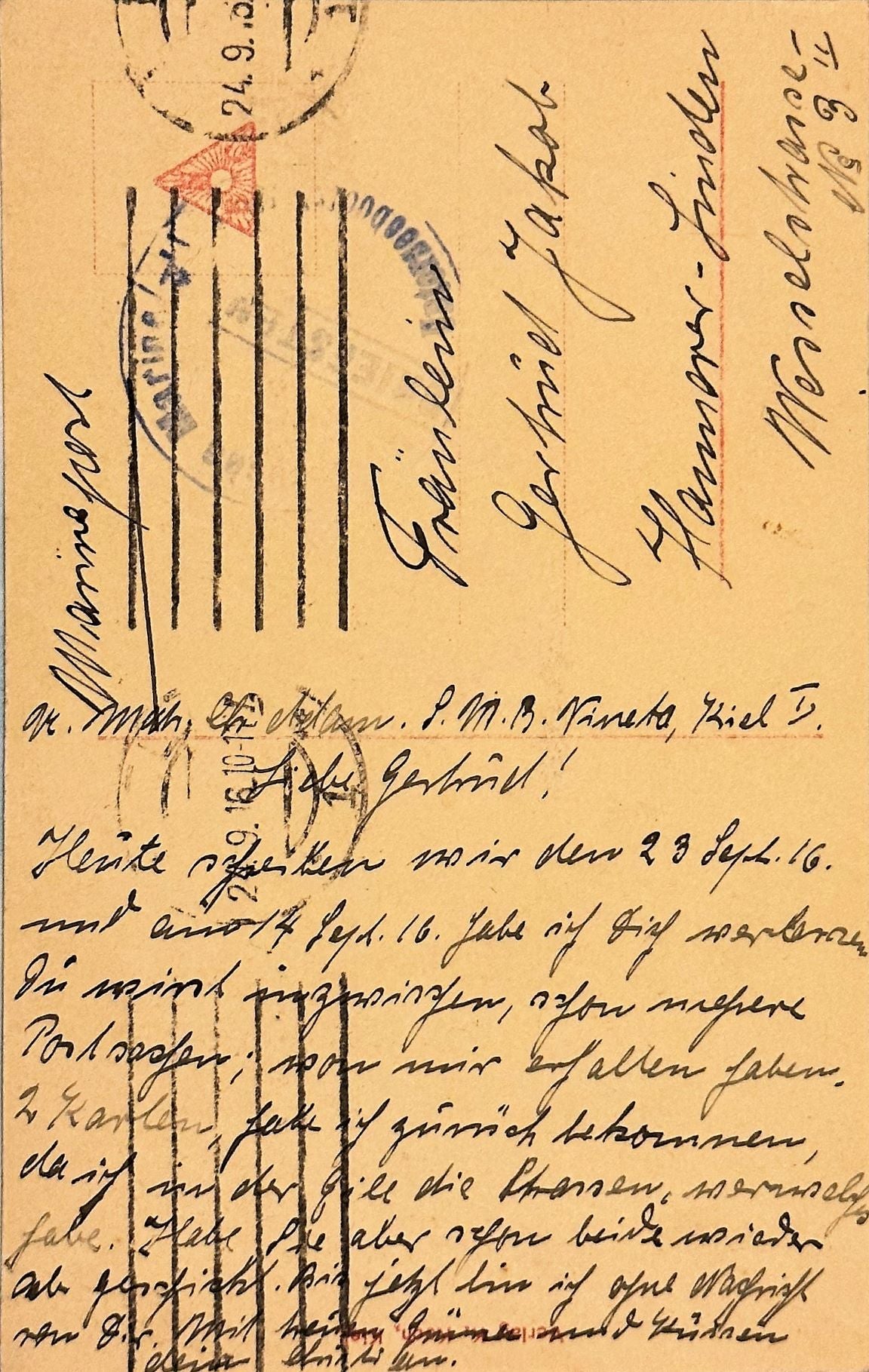 Germany Navy Post Card of Otto Weddigen - Derrittmeister Militaria Group